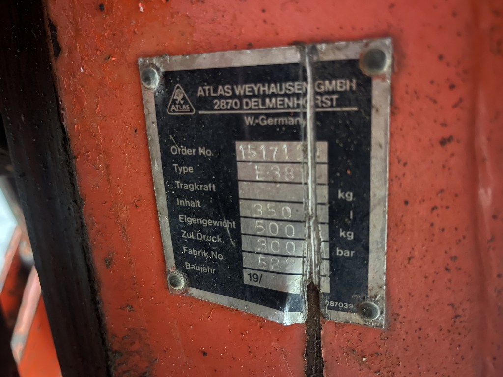 Atlas E38 grapple te koop bij Jaap Verboon