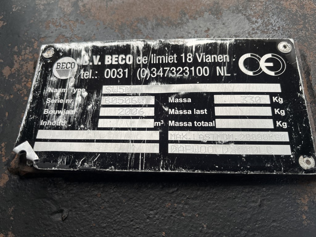 Beco CW45 breed te koop bij Jaap Verboon