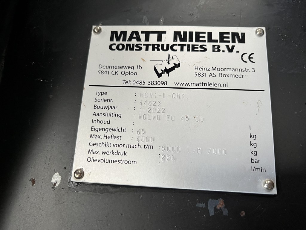 MN CW10 Volvo EC 45 60 te koop bij Jaap Verboon