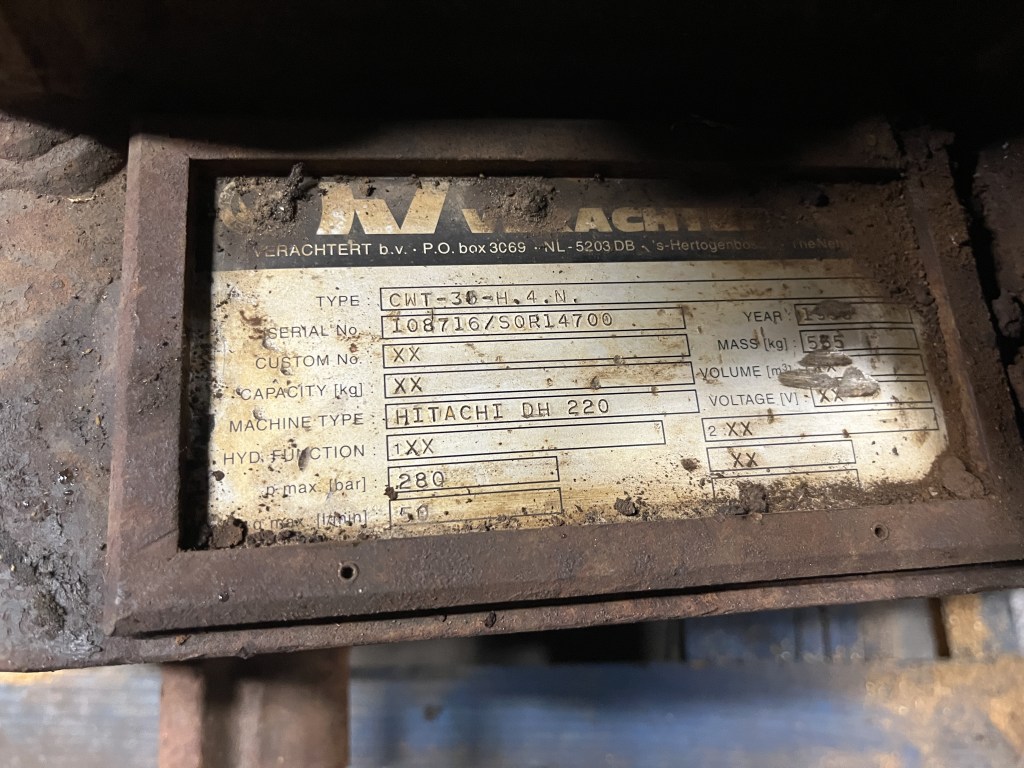 Verachtert CWT-30 Hitachi te koop bij Jaap Verboon