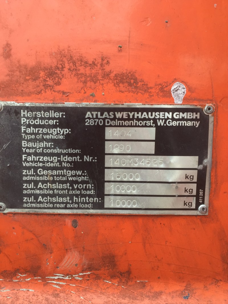 atlas 1404 te koop bij Jaap Verboon