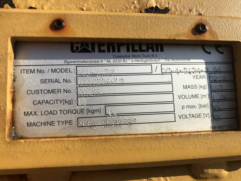 caterpillar bakken pinn 80 te koop bij Jaap Verboon