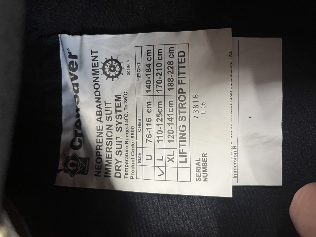 crewsaver overleningspak te koop bij Jaap Verboon
