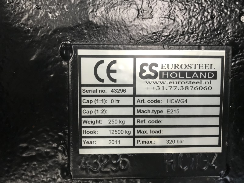 snelwissel CW40 Kobelco E215 te koop bij Jaap Verboon